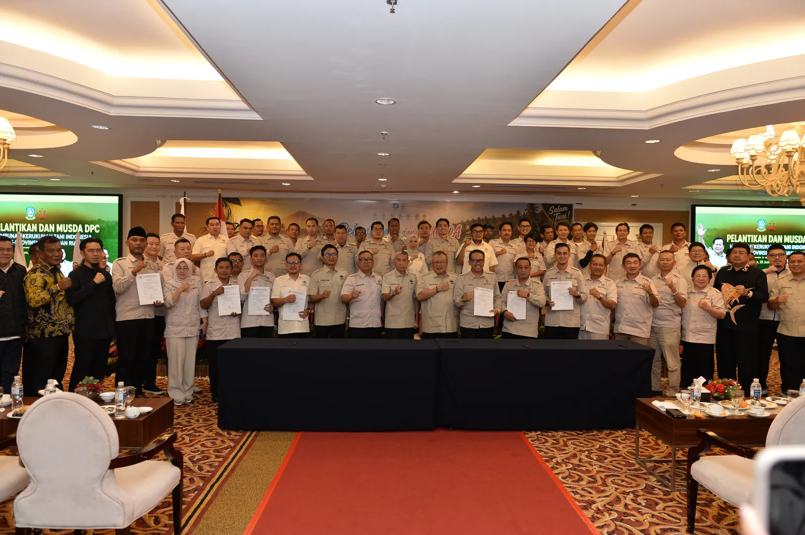 Foto Bersama Pelantikan & Musda DPC se-Kepulauan Riau